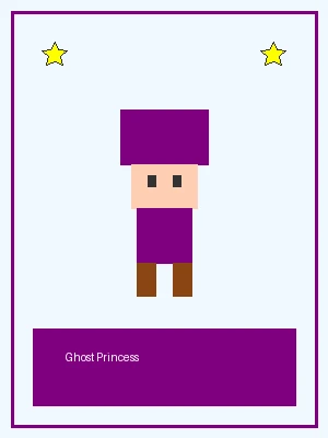 幽灵公主像素角色图，可短时间飞行穿透障碍，探索 pg娱乐城