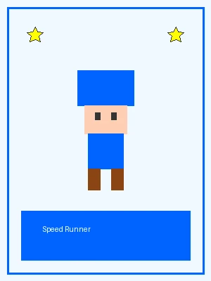 极速跑者像素角色图，拥有冲刺加速能力，挑战 pg娱乐城 速通