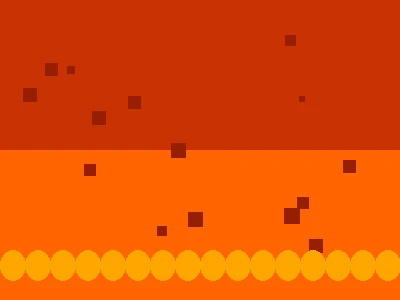 像素艺术作品：熔岩要塞，pg娱乐城 社区创作